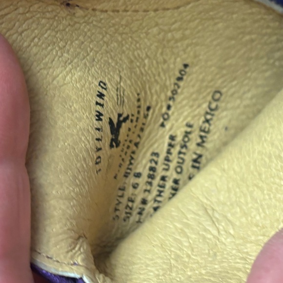 Miranda lambert size 6 purple metallic booties idyllwind Cowgirl rodeo western - Picture 13 of 13